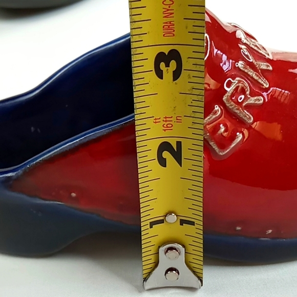 Vintage Berkemann Advertisement Clog Ashtray Red/Navy - Picture 11 of 11